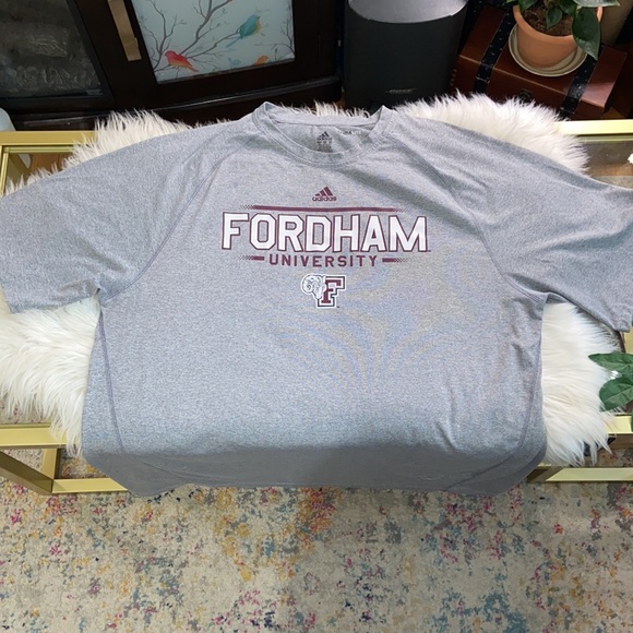 Adidas Fordham University Crewneck Short Sleeve Tee Size 2XL Unisex! - Picture 4 of 15